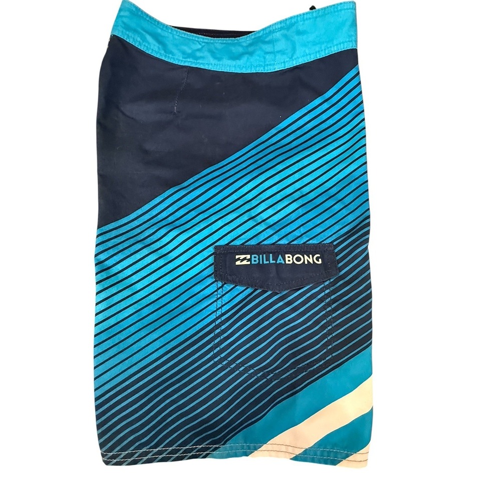 Billabong Men's Flat Front Board Short Swim Trunk 10in Inseam, Blue size 32 - Picture 3 of 7